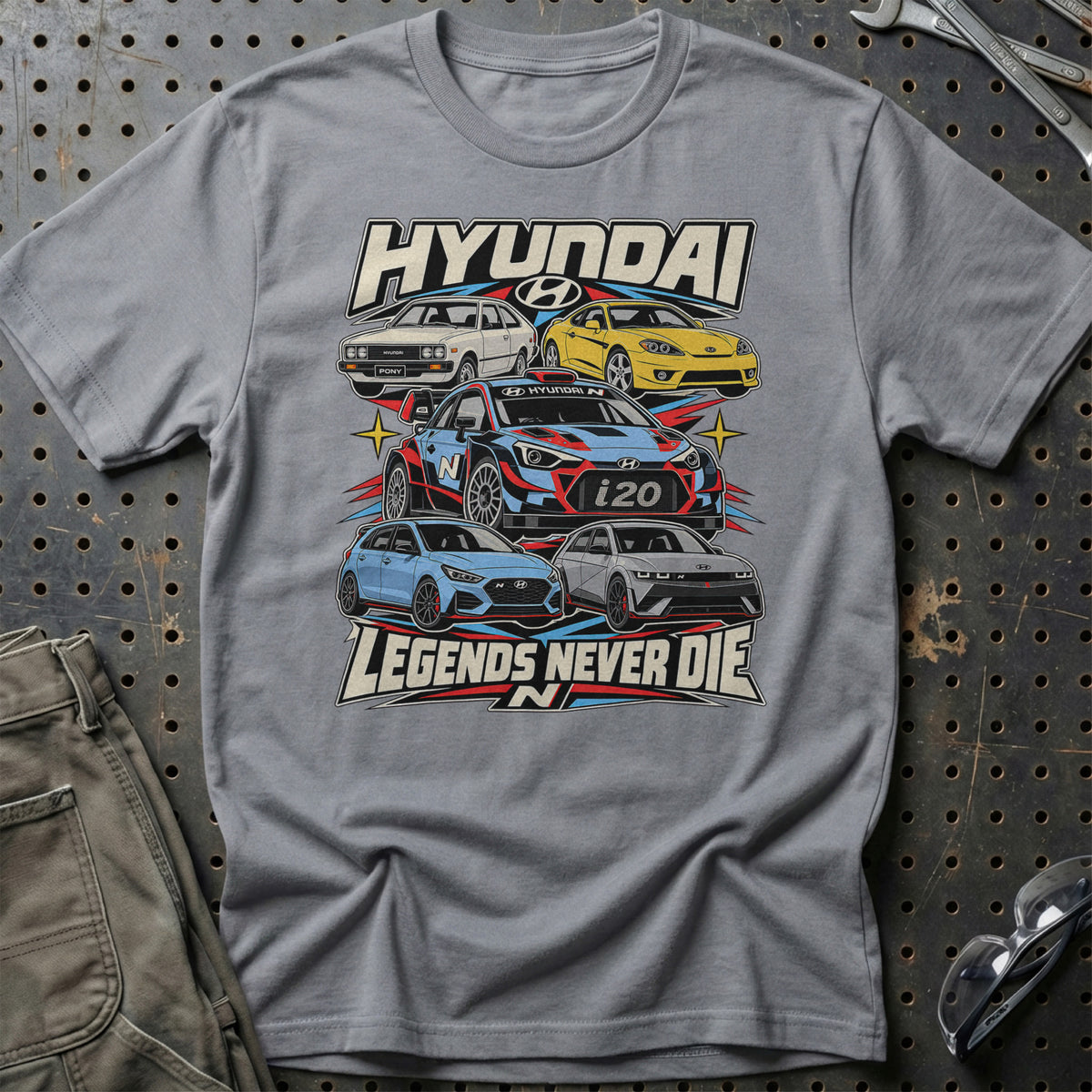 
Produktbillede af Hyundai Legends Never Die T-Shirt
