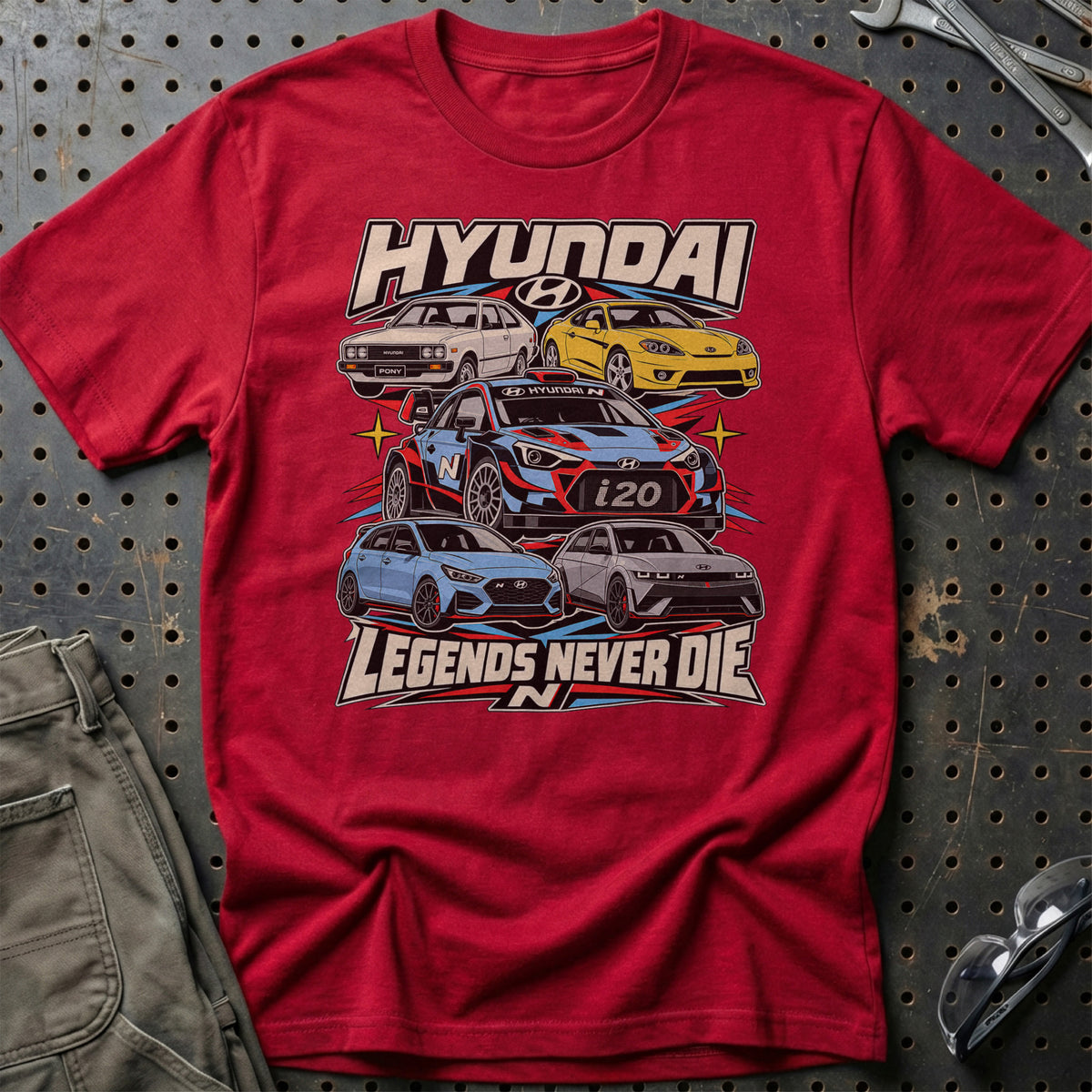 
Produktbillede af Hyundai Legends Never Die T-Shirt