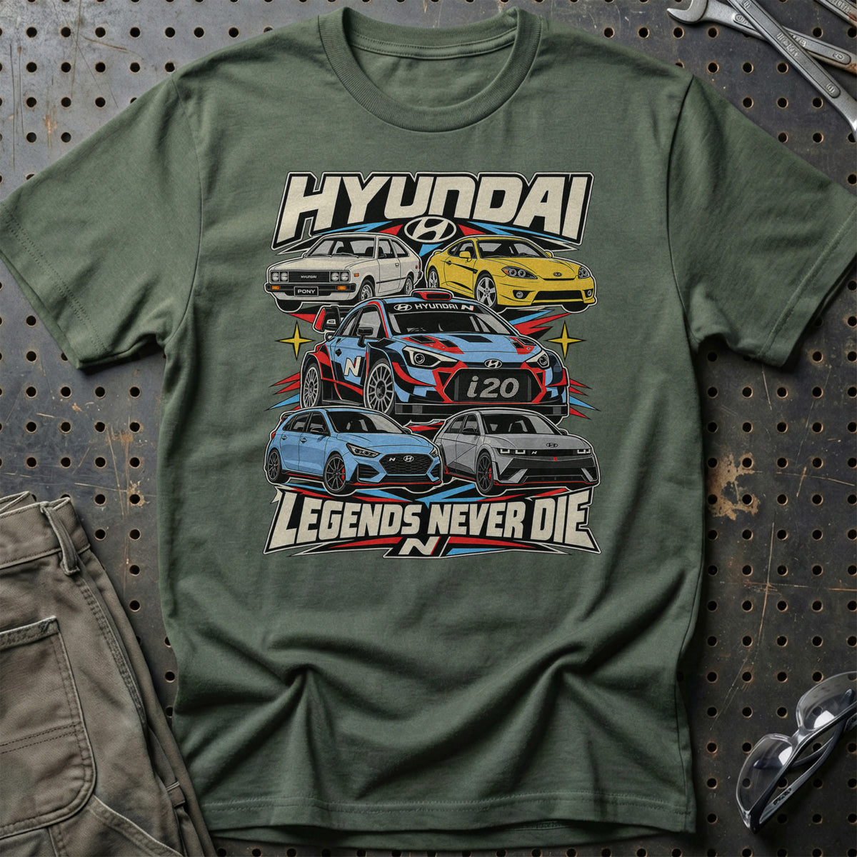 
Produktbillede af Hyundai Legends Never Die T-Shirt