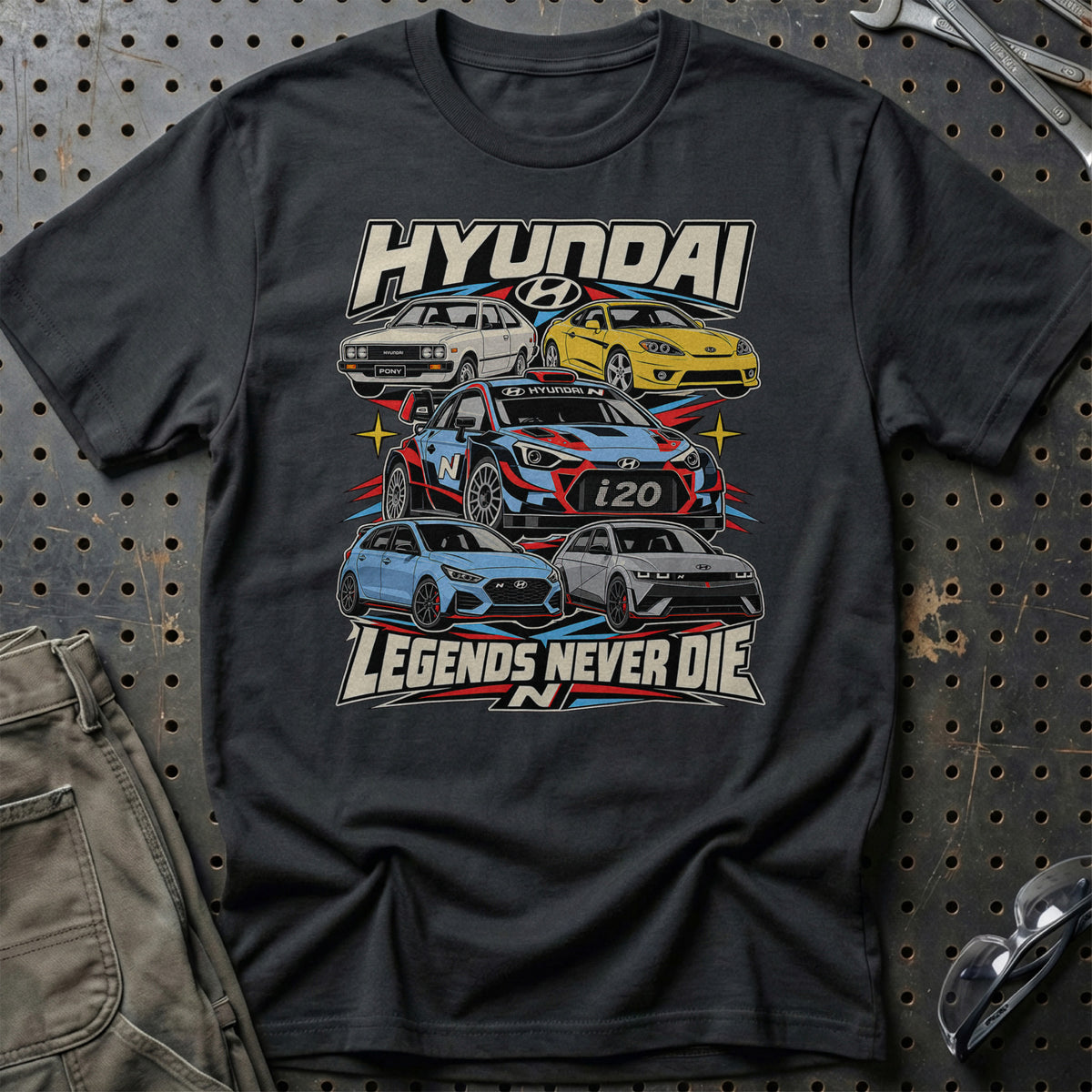 
Produktbillede af Hyundai Legends Never Die T-Shirt