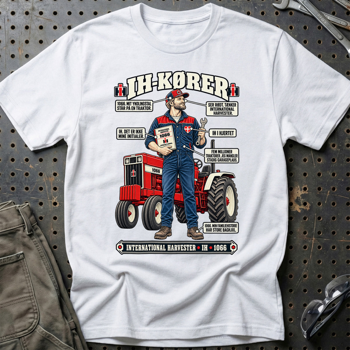
IH-Kører T-Shirt – Hvid