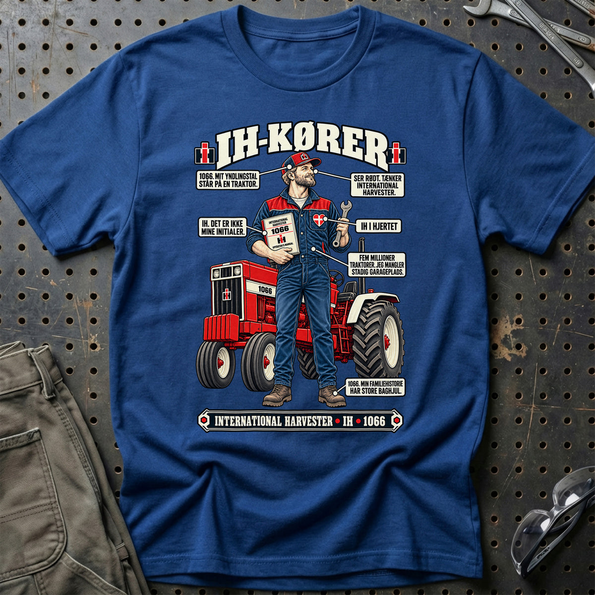 
IH-Kører T-Shirt – Blå Royal
