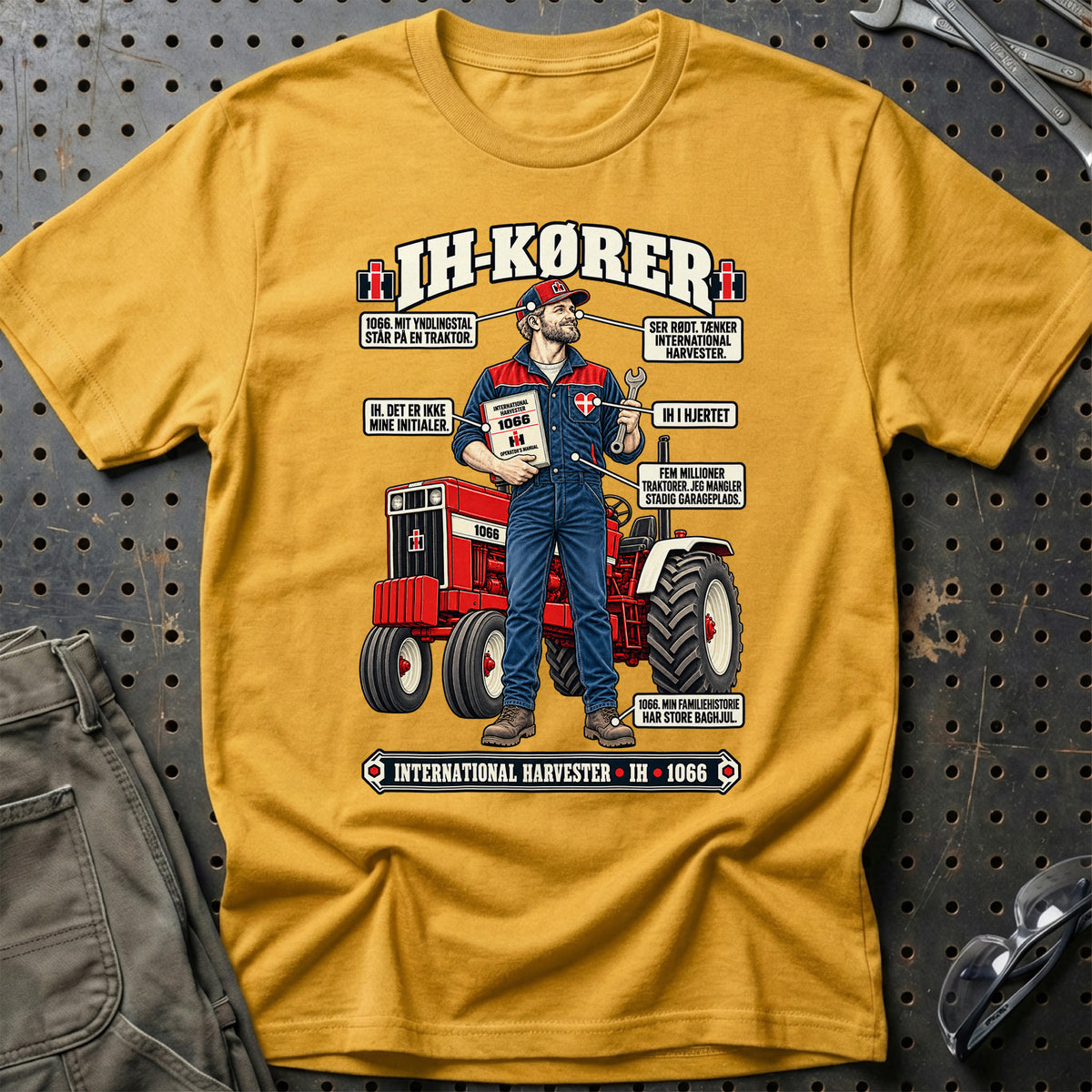 
IH-Kører T-Shirt – Guld