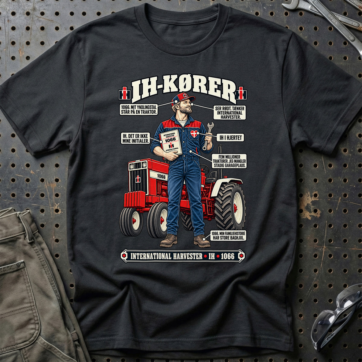 
IH-Kører T-Shirt – Sort