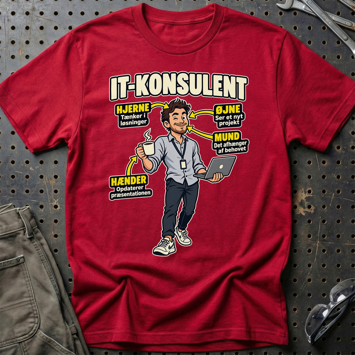 
Produktbillede af IT-konsulent – Anatomi T-Shirt