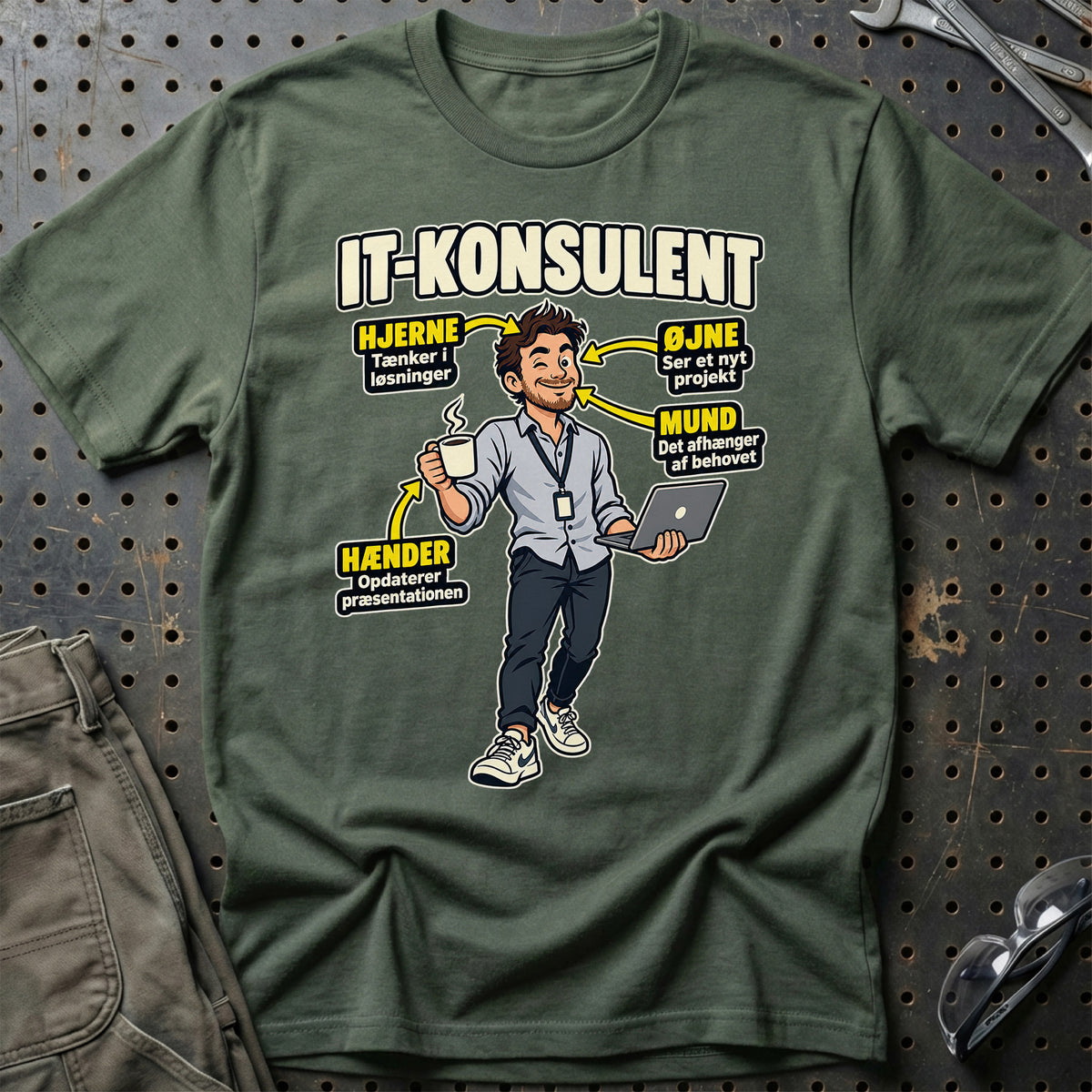 
Produktbillede af IT-konsulent – Anatomi T-Shirt