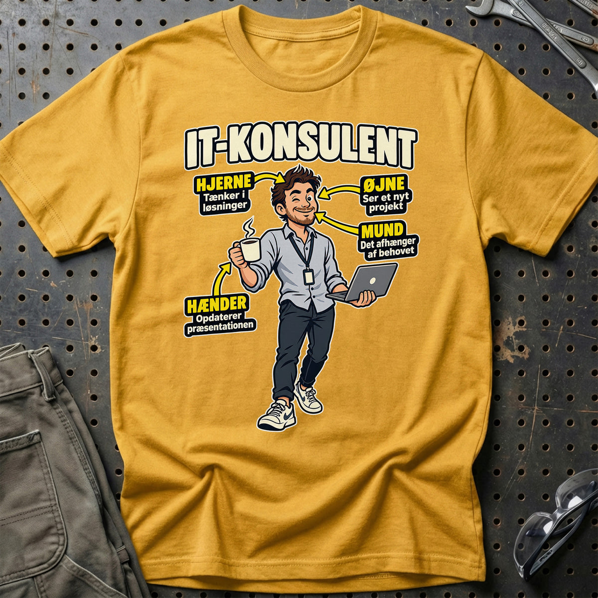 
Produktbillede af IT-konsulent – Anatomi T-Shirt