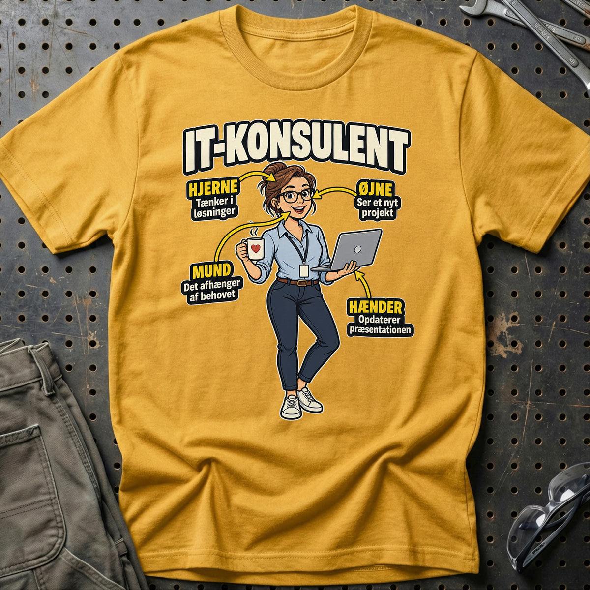 
Produktbillede af IT-konsulent – Anatomi T-Shirt