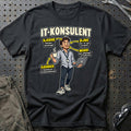 IT-konsulent – Anatomi T-Shirt – Sort