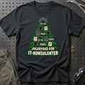 
IT-konsulent – Julehygge – Unisex T-Shirt – Sort