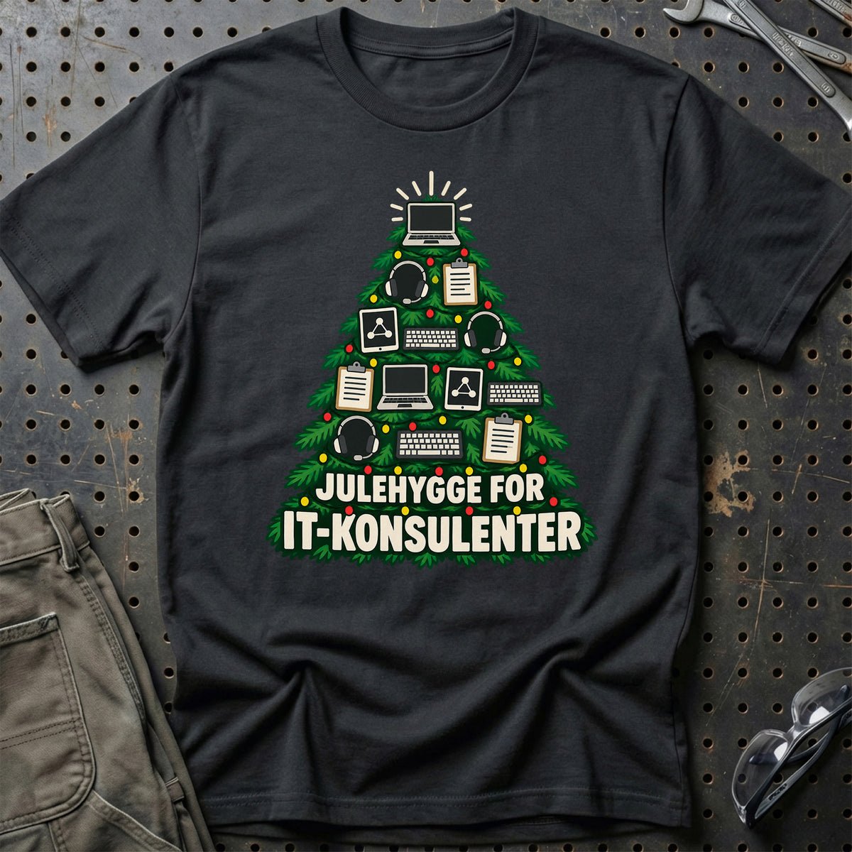 
IT-konsulent – Julehygge – Unisex T-Shirt – Sort