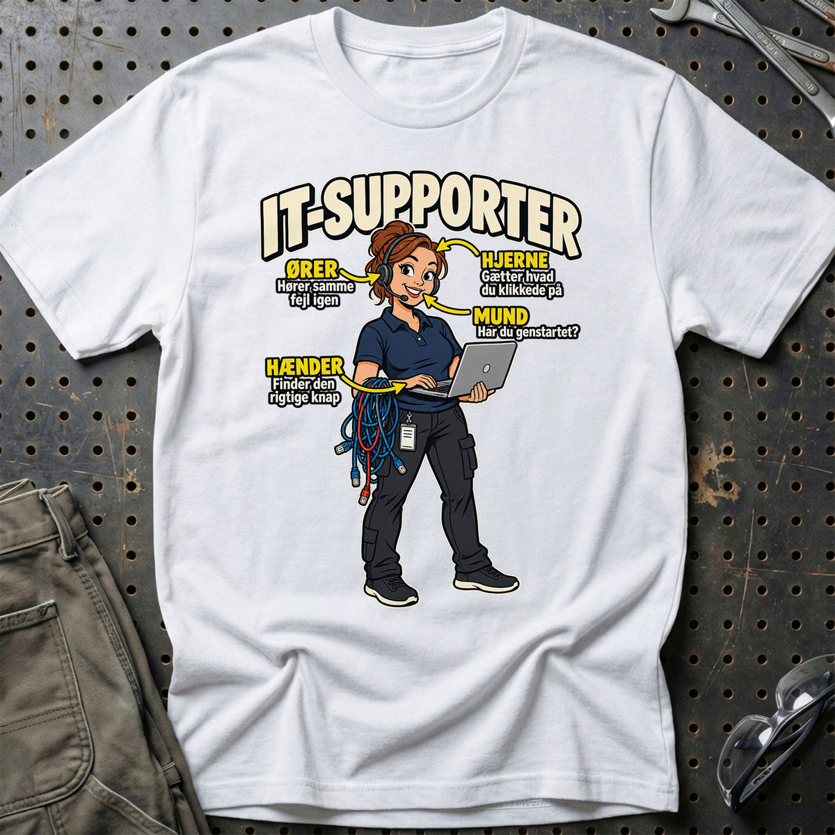 
Produktbillede af IT-supporter – Anatomi T-Shirt