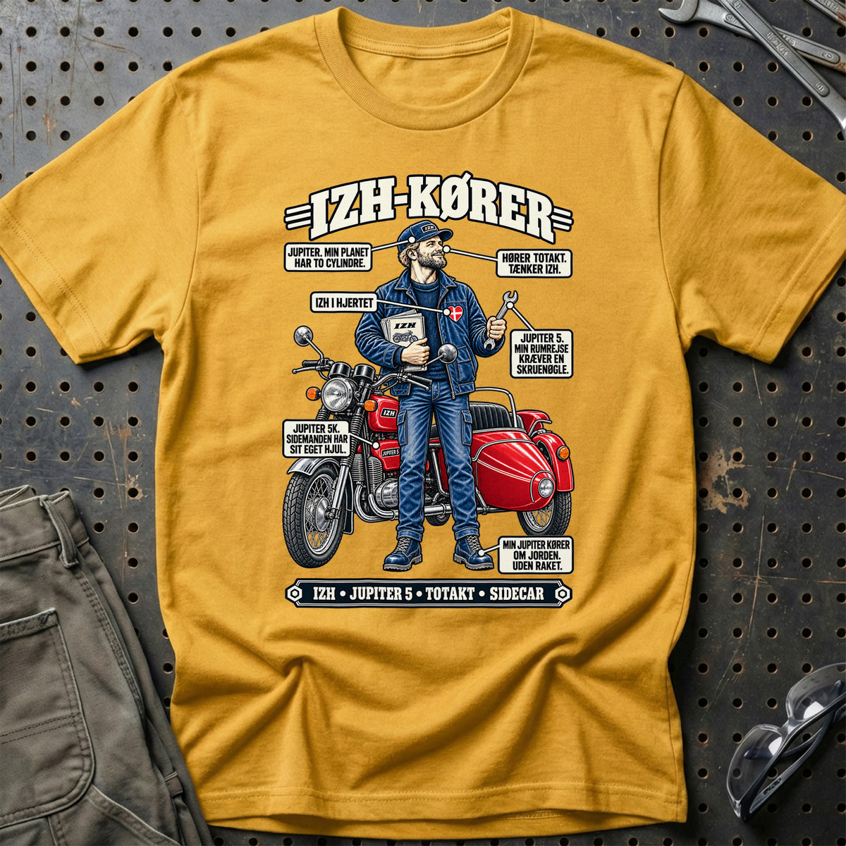 
IZH-Kører T-Shirt – Guld