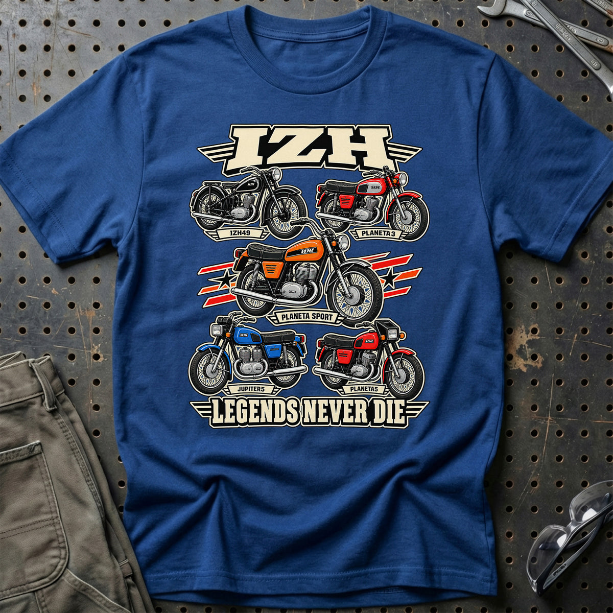 
Produktbillede af IZH Legends Never Die T-Shirt