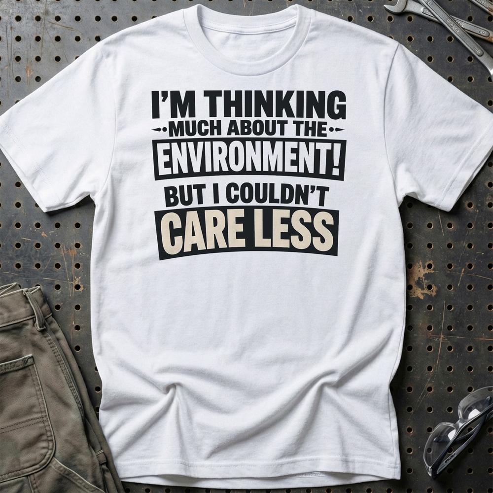 
Produktbillede af I'm Thinking Much About The Environment! But I Couldn't Care Less T-Shirt