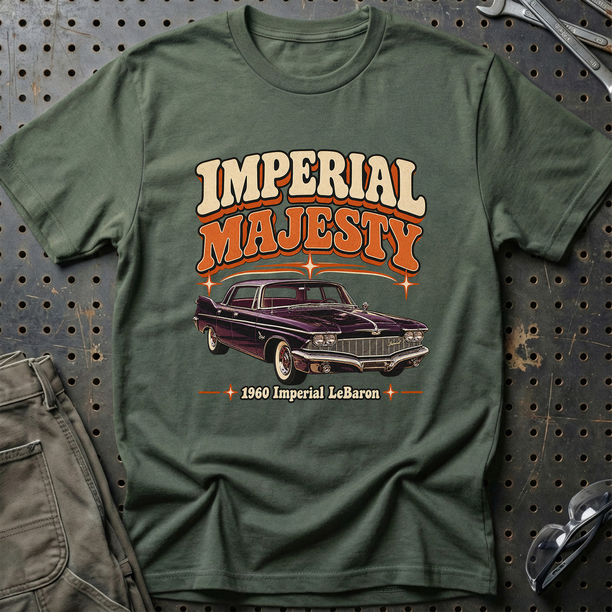 
Imperial LeBaron 1960 – Imperial Majesty T-Shirt – Grøn Militær