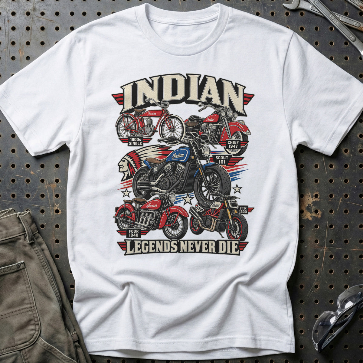 
Produktbillede af Indian Legends Never Die T-Shirt