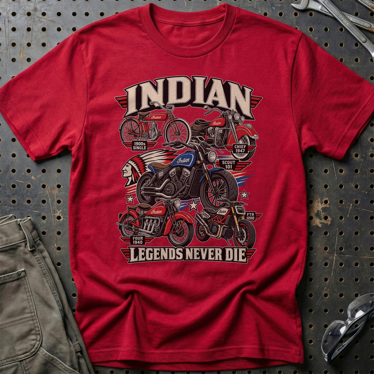 
Produktbillede af Indian Legends Never Die T-Shirt