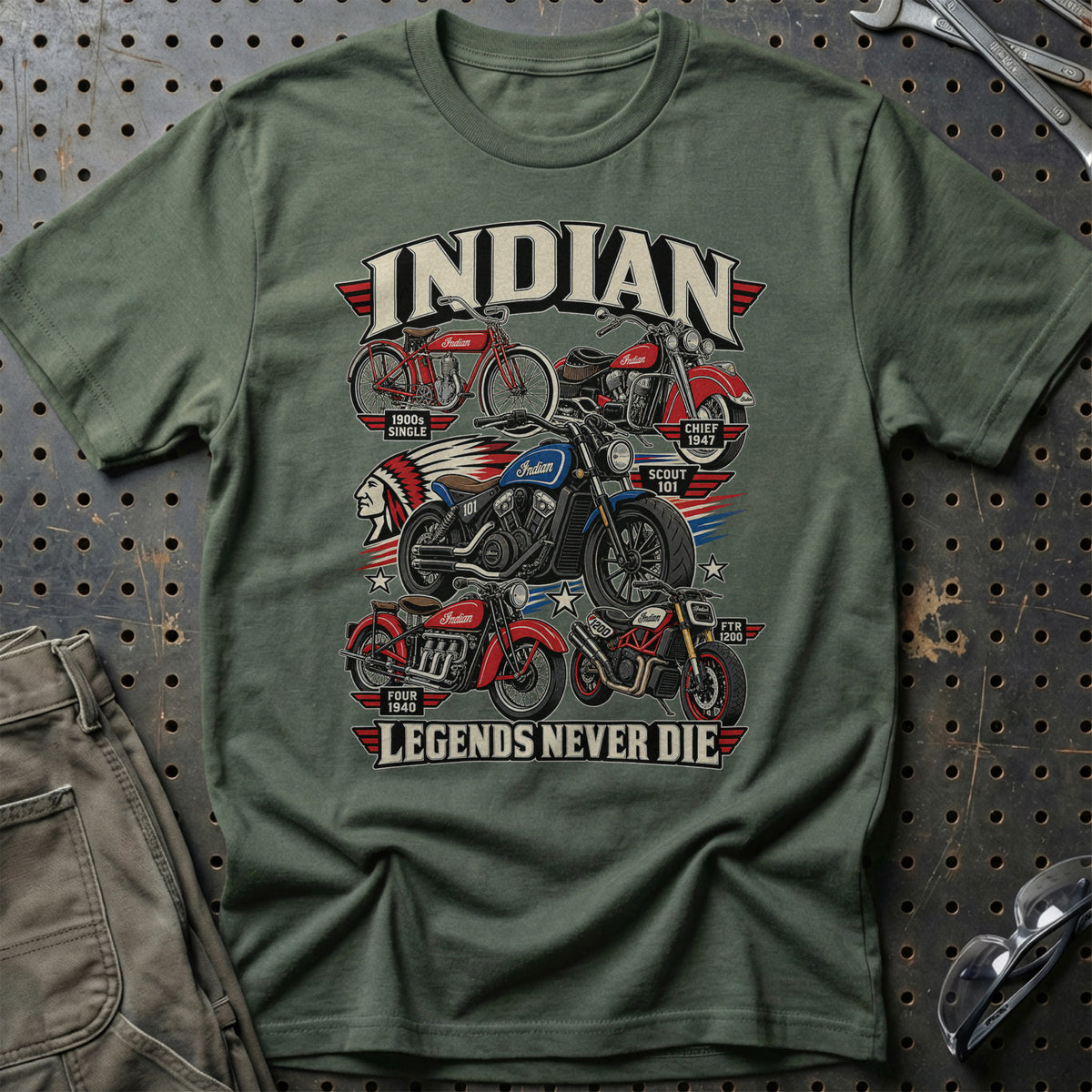 
Produktbillede af Indian Legends Never Die T-Shirt