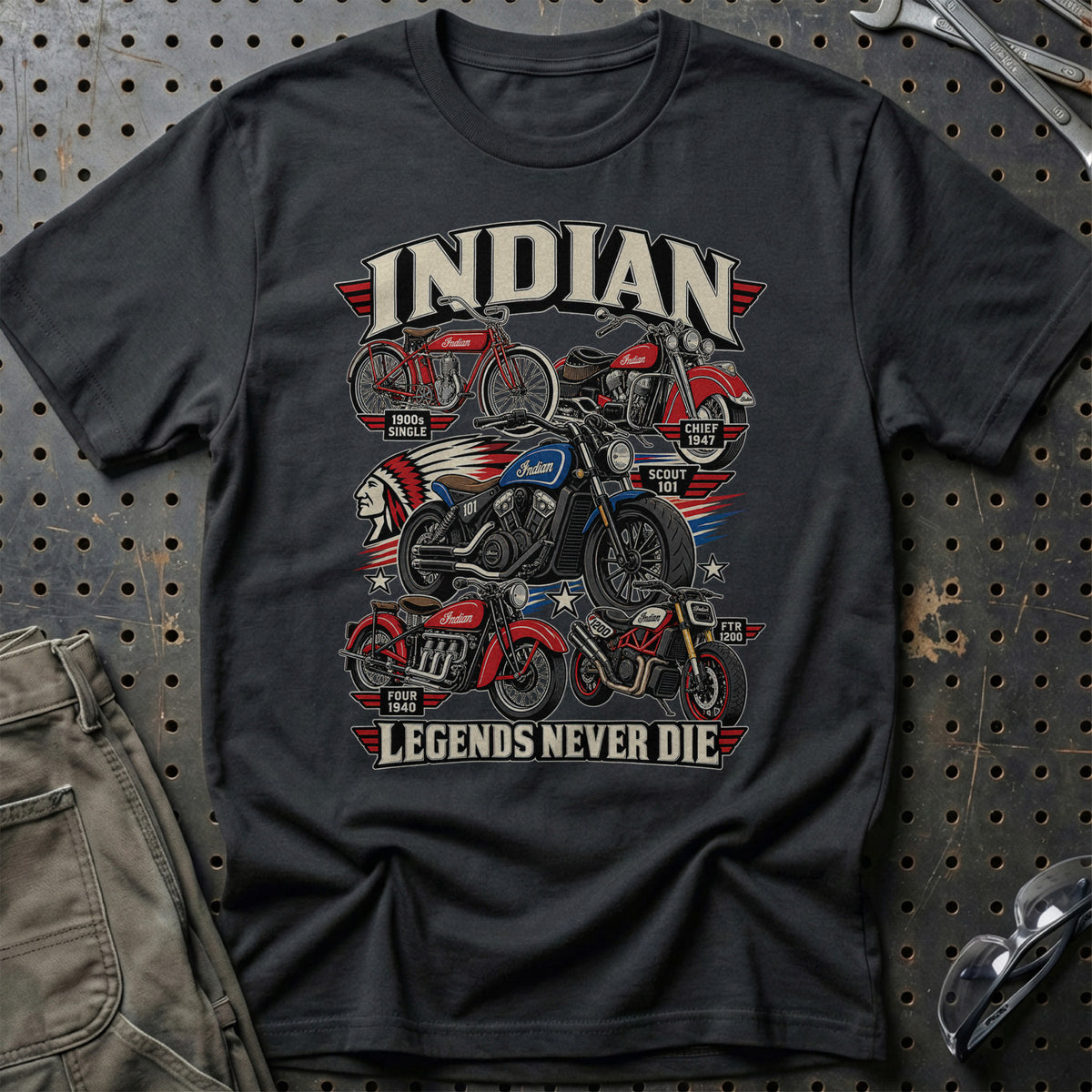 
Produktbillede af Indian Legends Never Die T-Shirt