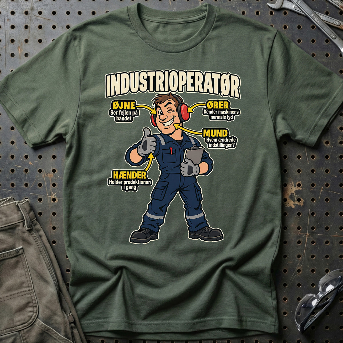 
Produktbillede af Industrioperatør – Anatomi T-Shirt