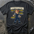 Industrioperatør – Anatomi T-Shirt-Beklædning-Garage Culture-Sort-S-Garage Culture Shop- garage - man cave - merchandise