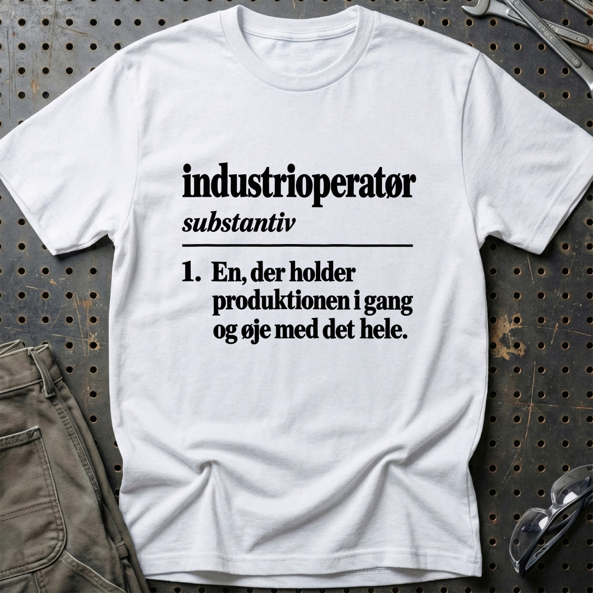 
Industrioperatør – Definition T-Shirt – Hvid