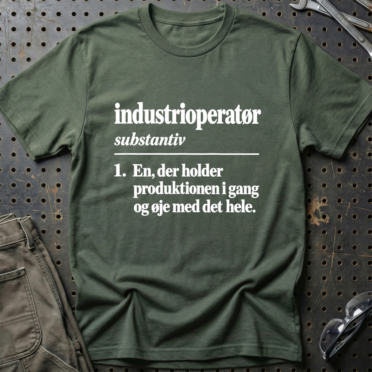 
Industrioperatør – Definition T-Shirt – Grøn Militær