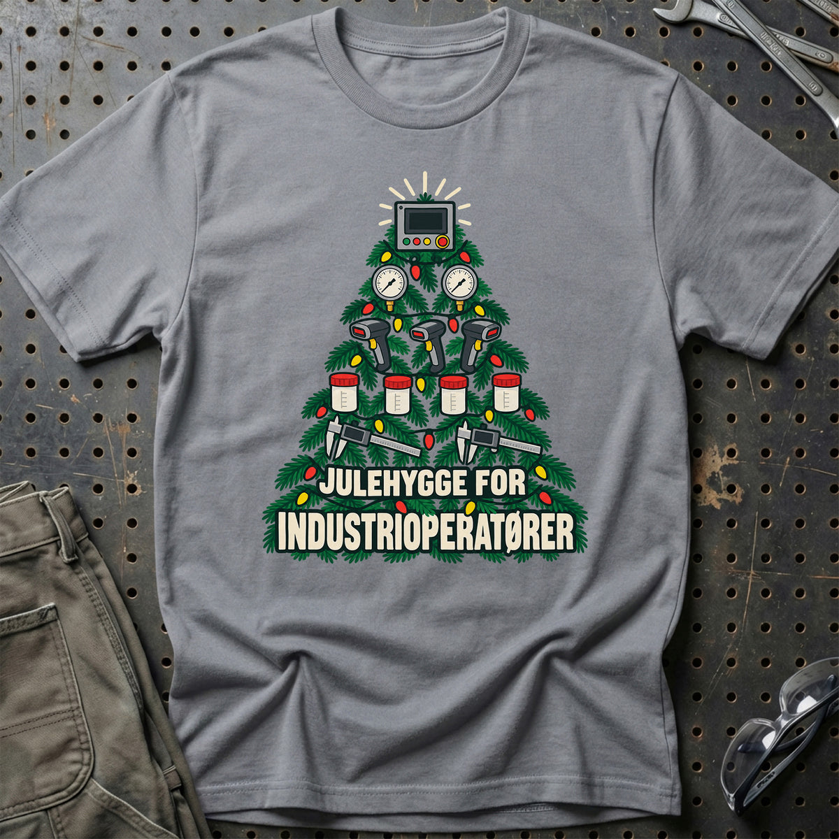 
Industrioperatør – Julehygge – Unisex T-Shirt – Grå Sport