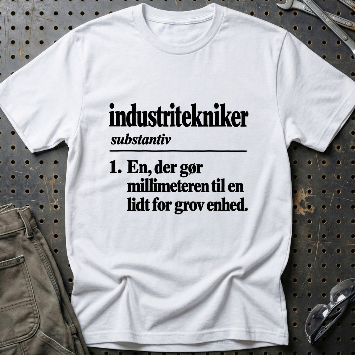 
Industritekniker – Definition T-Shirt – Hvid
