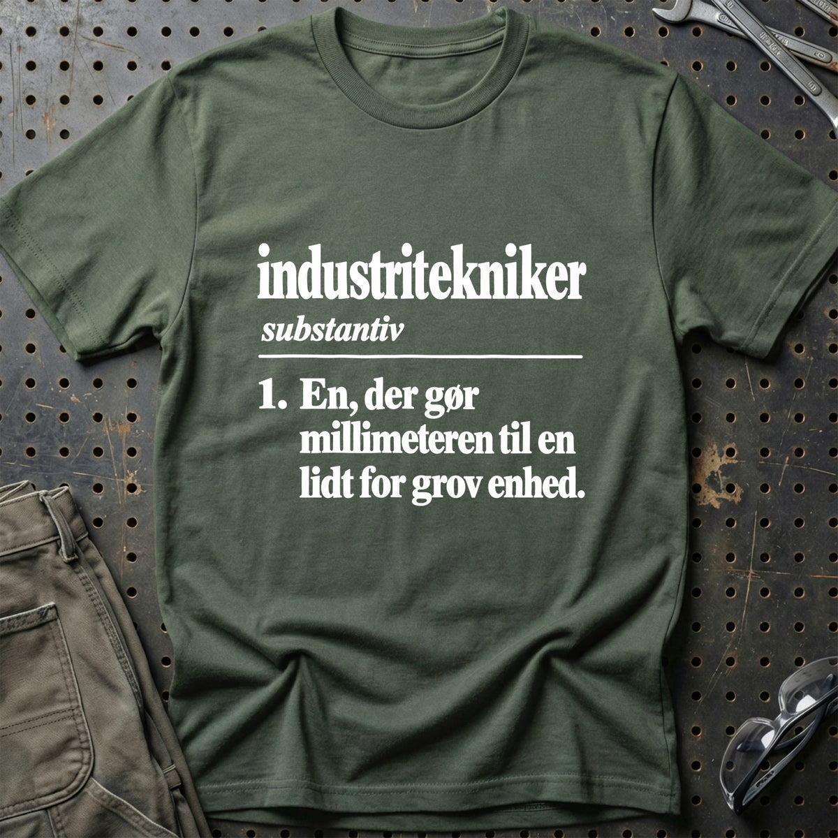 
Industritekniker – Definition T-Shirt – Grøn Militær