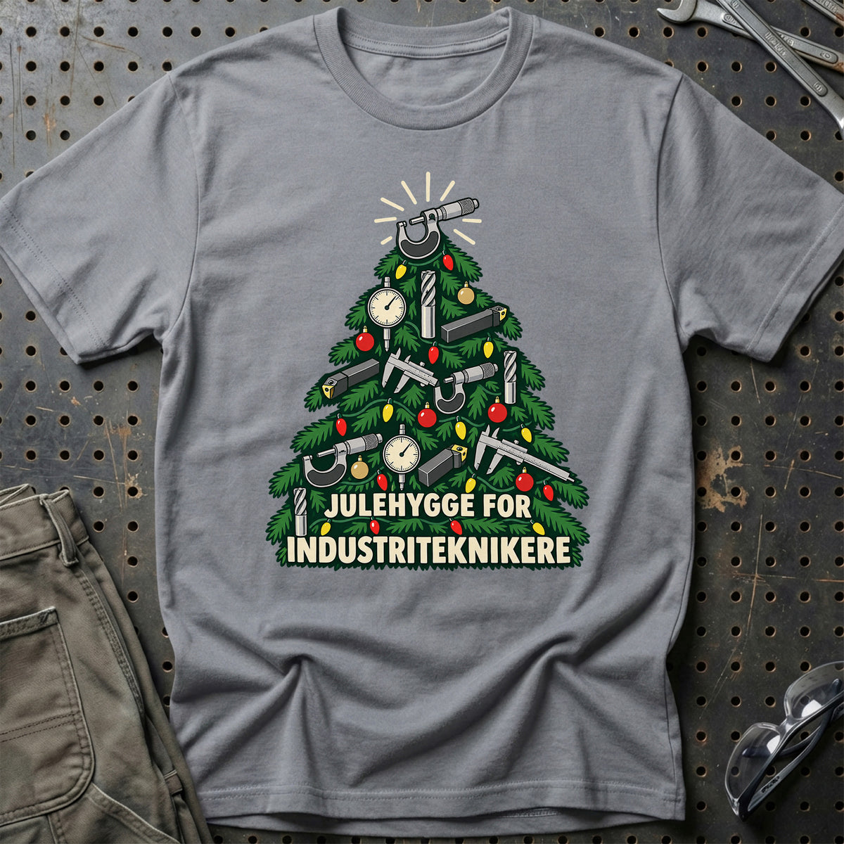 
Industritekniker – Julehygge – Unisex T-Shirt – Grå Sport