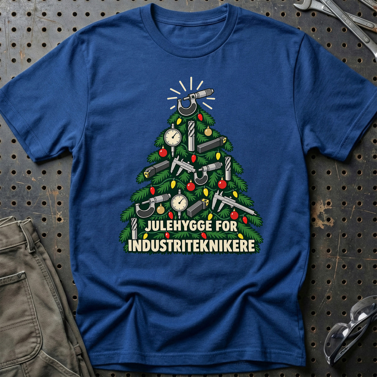 
Industritekniker – Julehygge – Unisex T-Shirt – Blå Royal