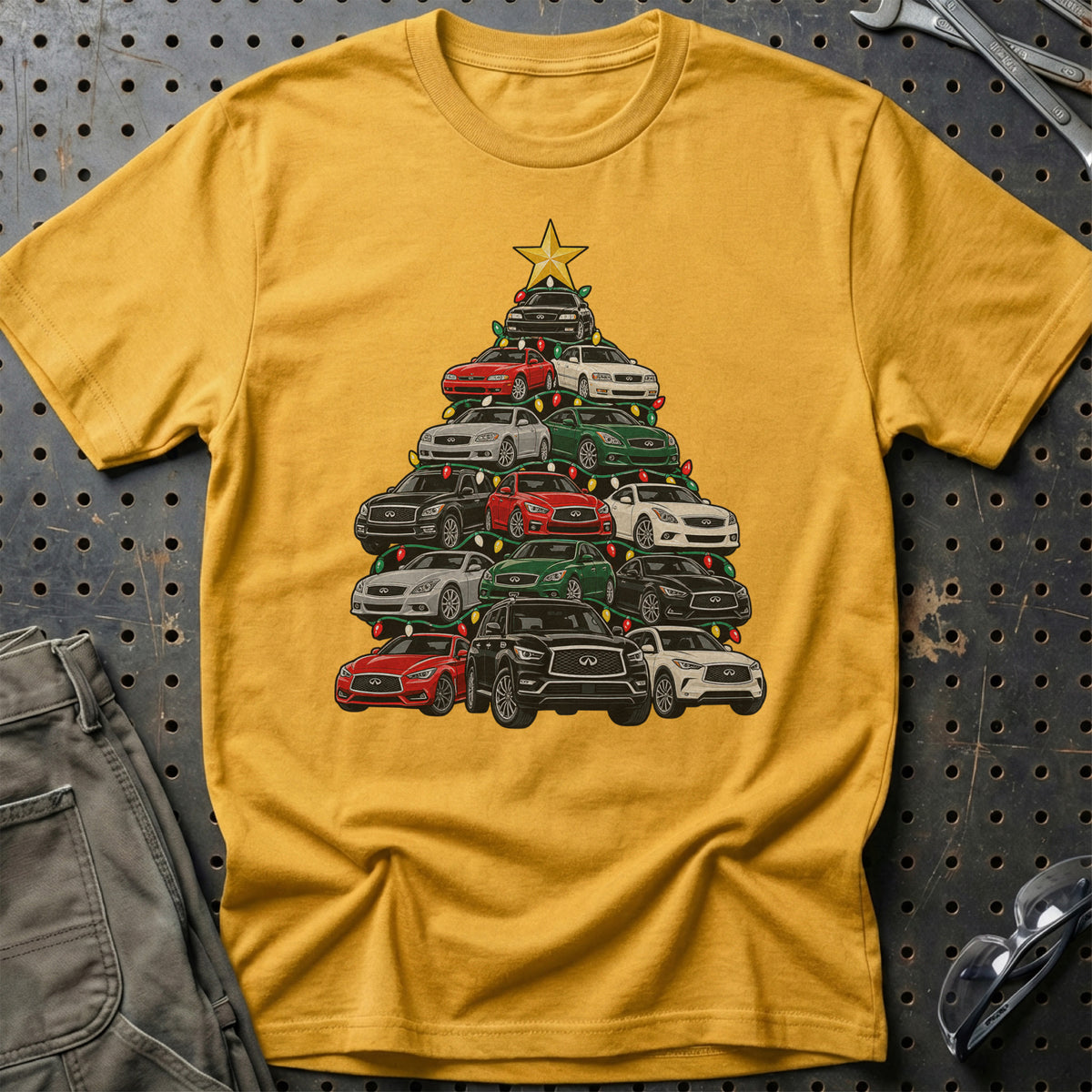 
Produktbillede af Infiniti Juletræ T-Shirt