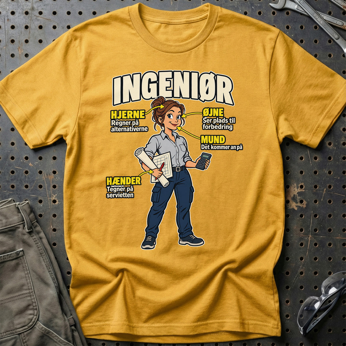 
Produktbillede af Ingeniør – Anatomi T-Shirt
