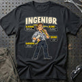 Ingeniør – Anatomi T-Shirt – Sort
