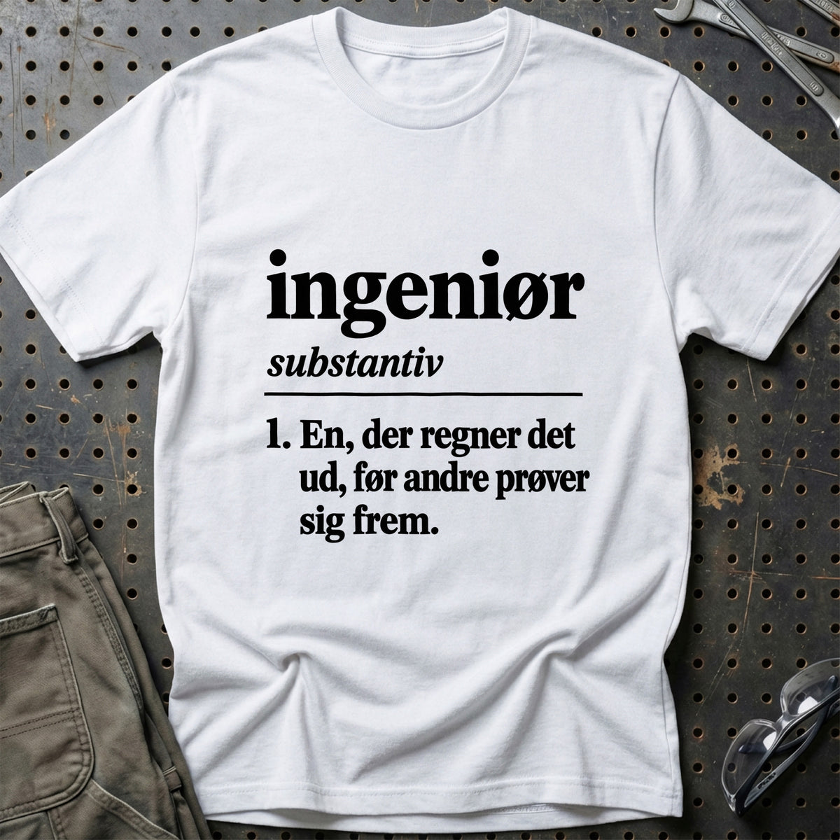 
Ingeniør – Definition T-Shirt – Hvid