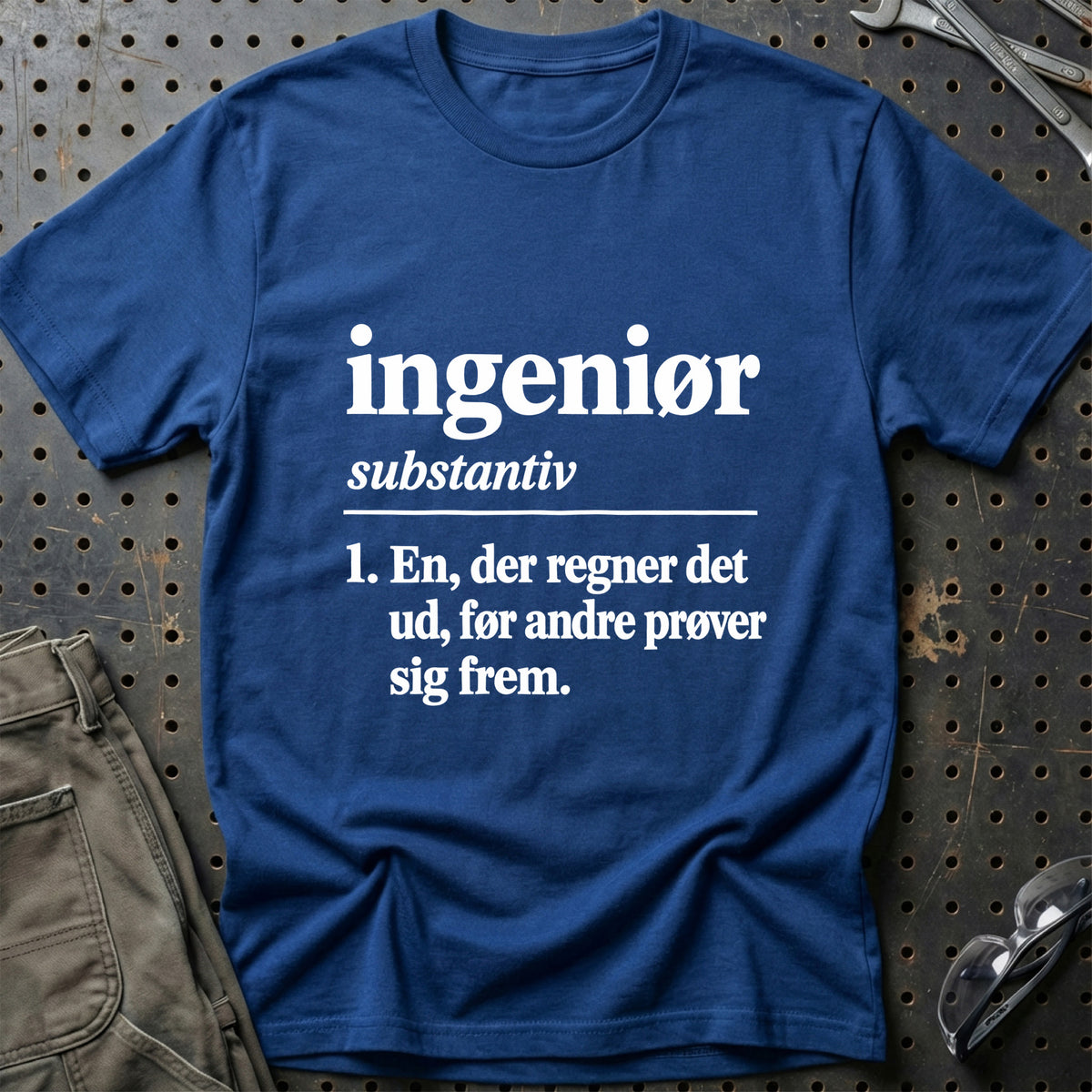 
Ingeniør – Definition T-Shirt – Blå Royal