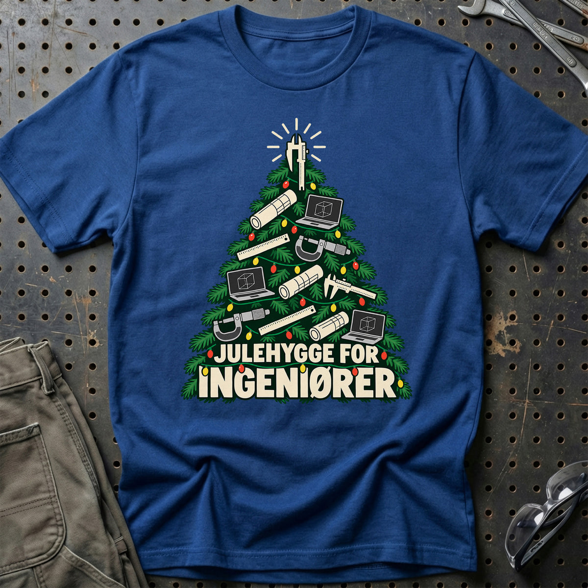 
Ingeniør – Julehygge – Unisex T-Shirt – Blå Royal