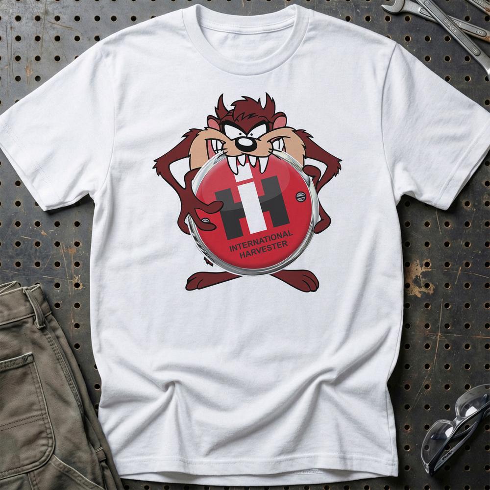 International Harvester TAZ T-Shirt-Beklædning-International Harvester-Hvid-S-Garage Culture Shop- garage - man cave - merchandise