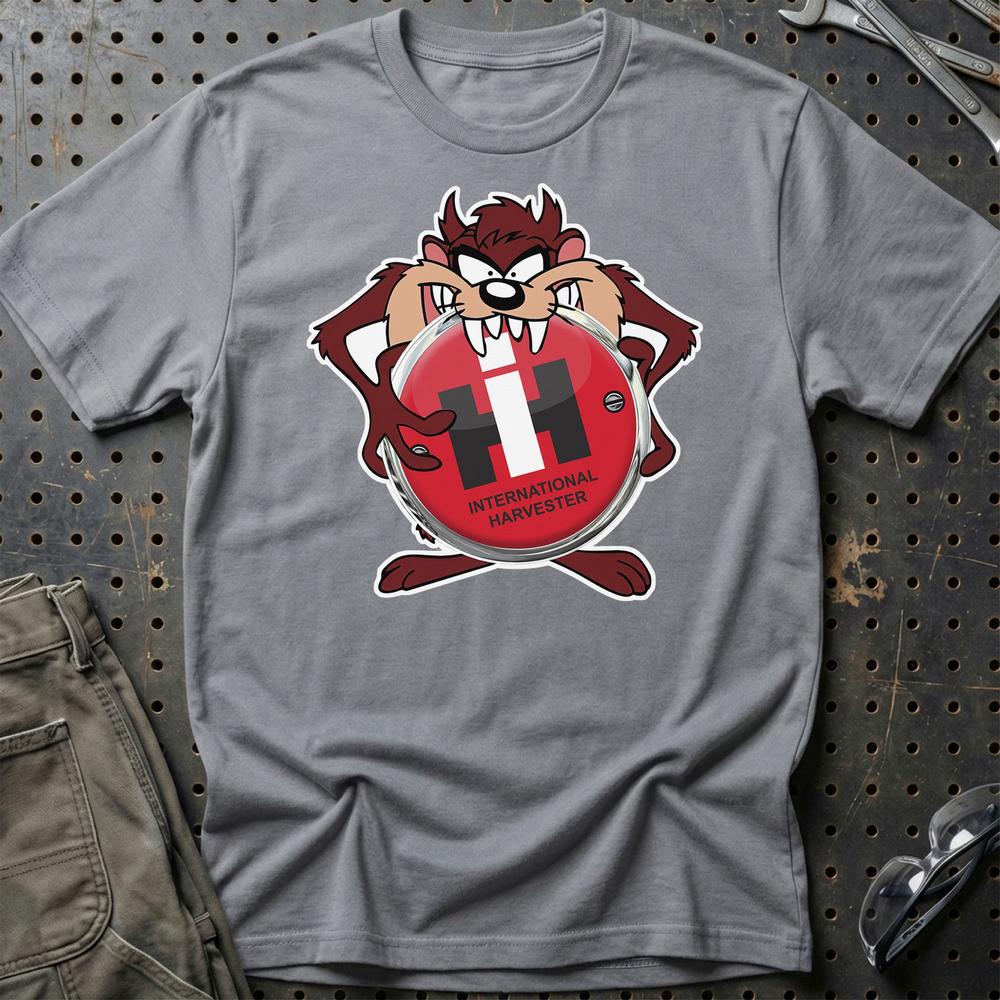 International Harvester TAZ T-Shirt-Beklædning-International Harvester-Grå Sport-S-Garage Culture Shop- garage - man cave - merchandise