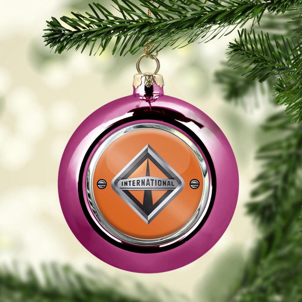 International Julekugle-Julekugle-International-Lyserød Pink-Garage Culture Shop- garage - man cave - merchandise