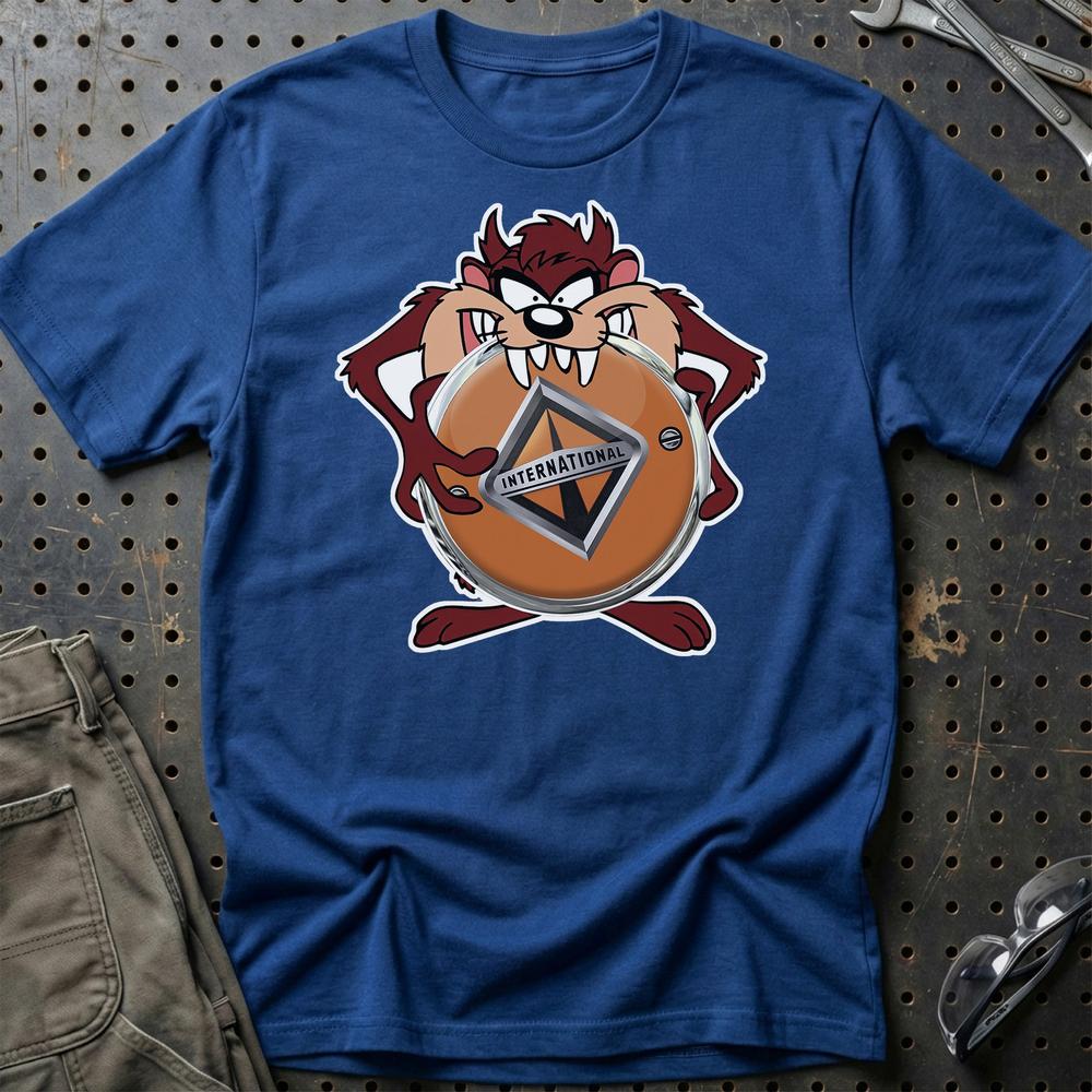 International TAZ T-Shirt-Beklædning-International-Blå Royal-S-Garage Culture Shop- garage - man cave - merchandise
