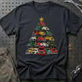
International Truck Juletræ Christmas Tree Unisex T-Shirt – Sort – print foran