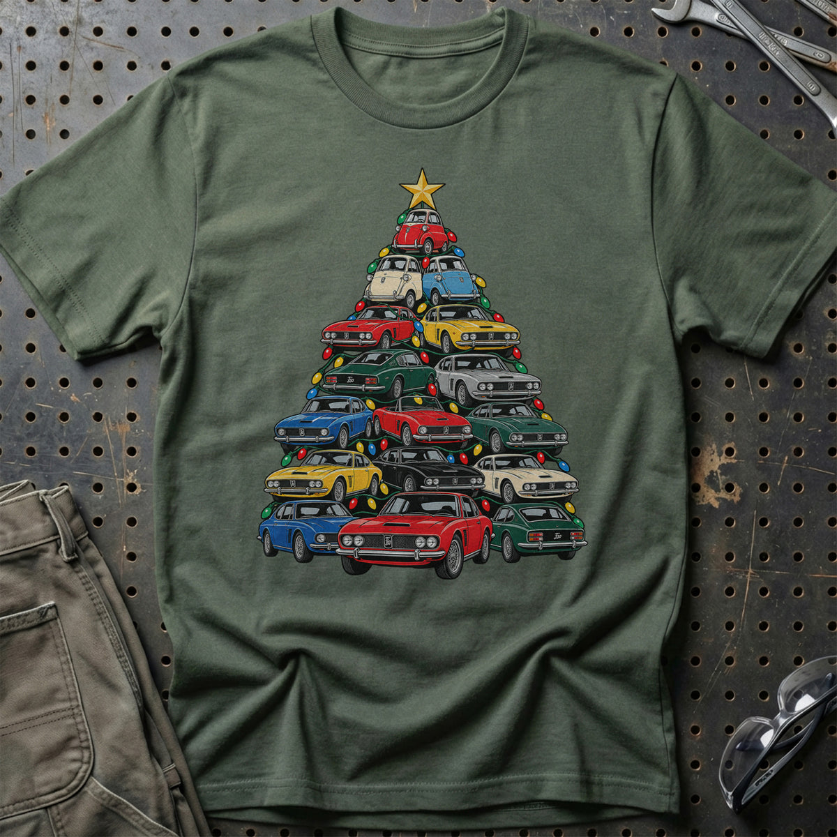 Iso Juletræ T-Shirt-Beklædning-Iso-Grøn Militær-S-Garage Culture Shop- garage - man cave - merchandise