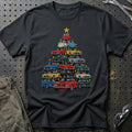 Iso Juletræ T-Shirt-Beklædning-Iso-Sort-S-Garage Culture Shop- garage - man cave - merchandise