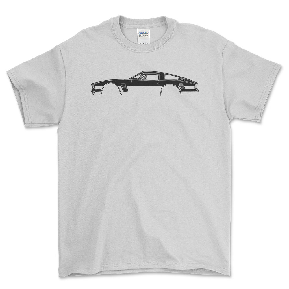 Iso Rivolta Grifo Silhuet - Unisex T-Shirt , Bomuld-Beklædning-Iso-Hvid-S-Garage Culture Shop- garage - man cave - merchandise