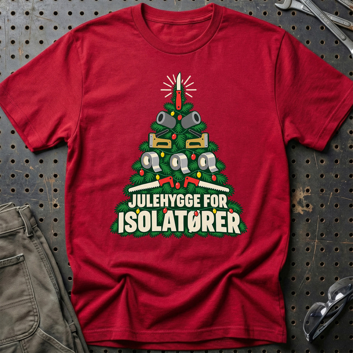 
Isolatør – Julehygge – Unisex T-Shirt – Rød