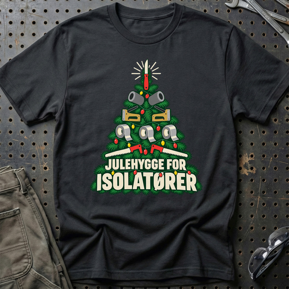 
Isolatør – Julehygge – Unisex T-Shirt – Sort