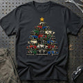 
Isotta-Fraschini Juletræ Christmas Tree Unisex T-Shirt – Sort – print foran